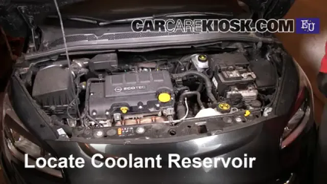 2015 Opel Corsa Enjoy 1.4L 4 Cyl. Turbo Antigel (Liquide de Refroidissement) Réparer les Fuites